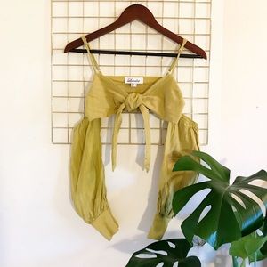 Princess Polly Front Tie Crop Top